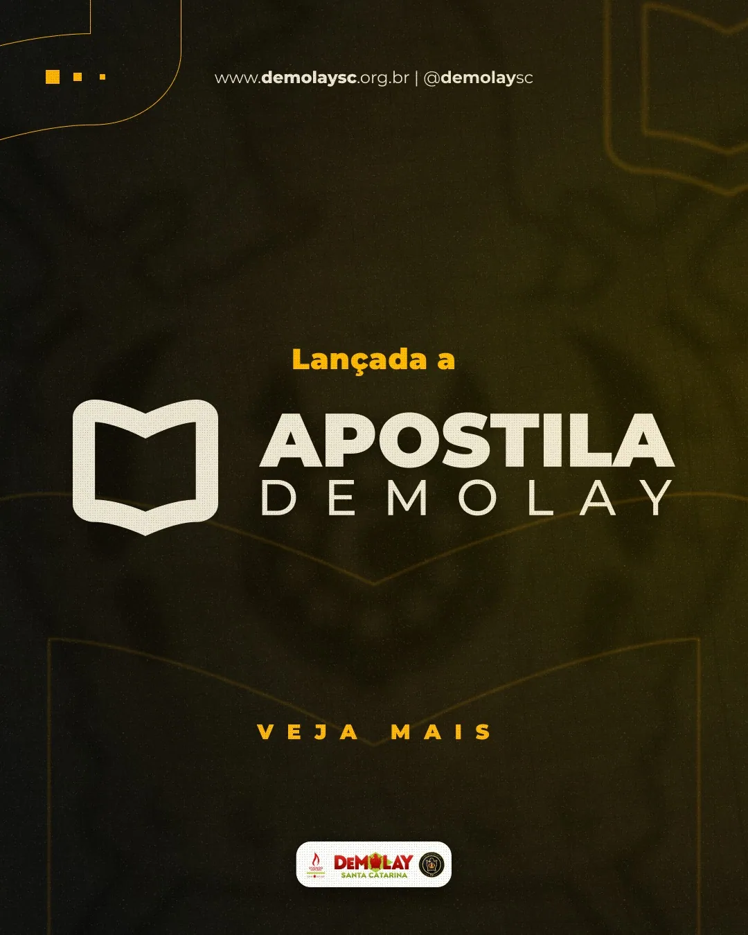 GCE-SC disponibiliza a Apostila DeMolay