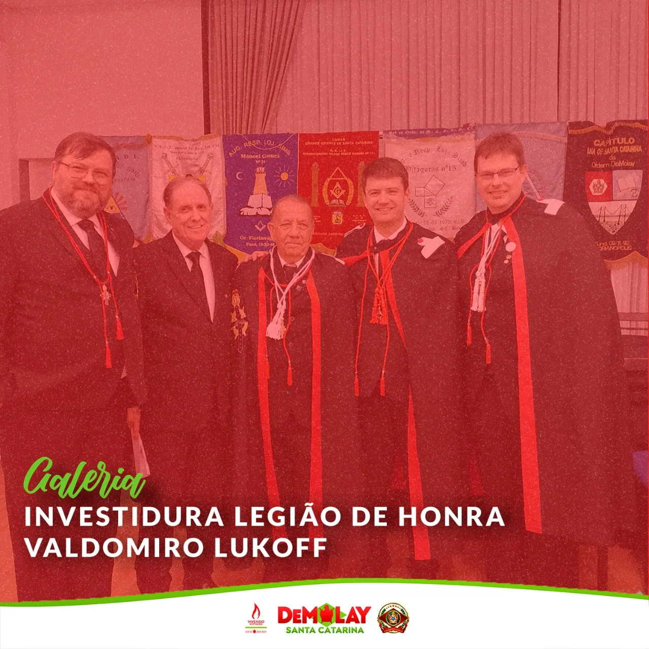 INVESTIDURA À LEGIÃO DE HONRA HONORÁRIA DO TIO VALDOMIRO LUKOFF