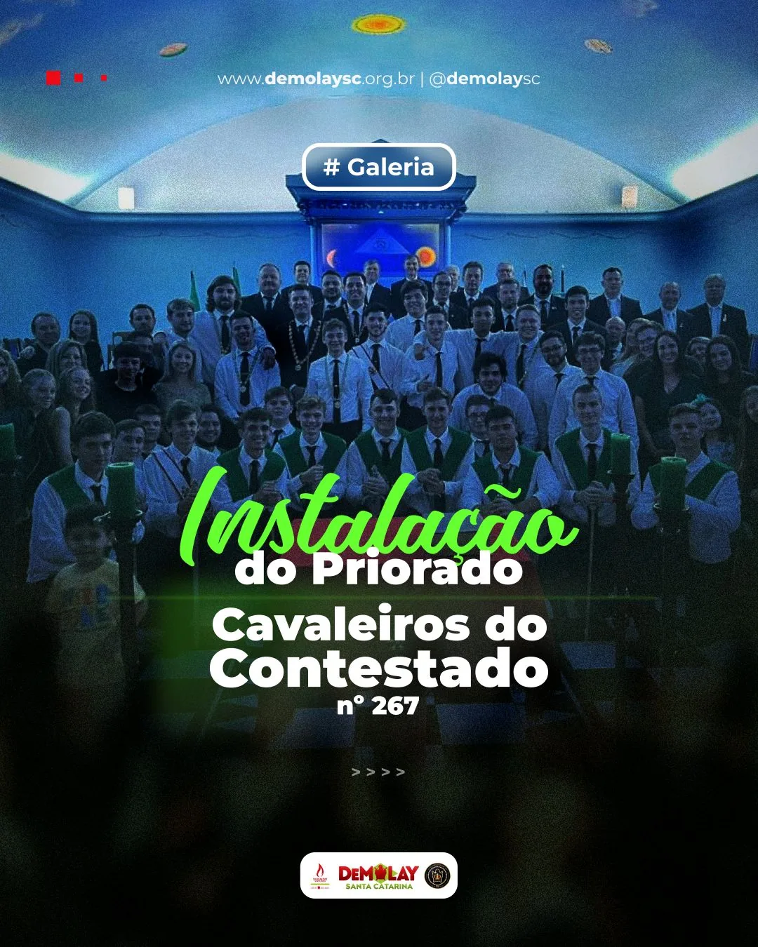 Ordem da Cavalaria catarinense instala seu 10° Priorado