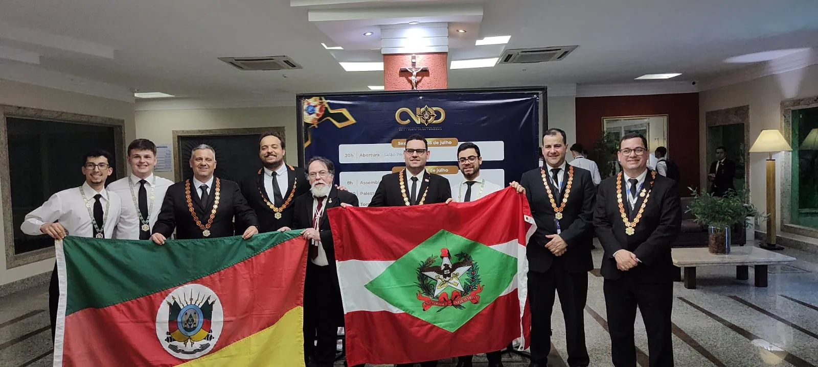 Ordem DeMolay catarinense é destaque do CNOD