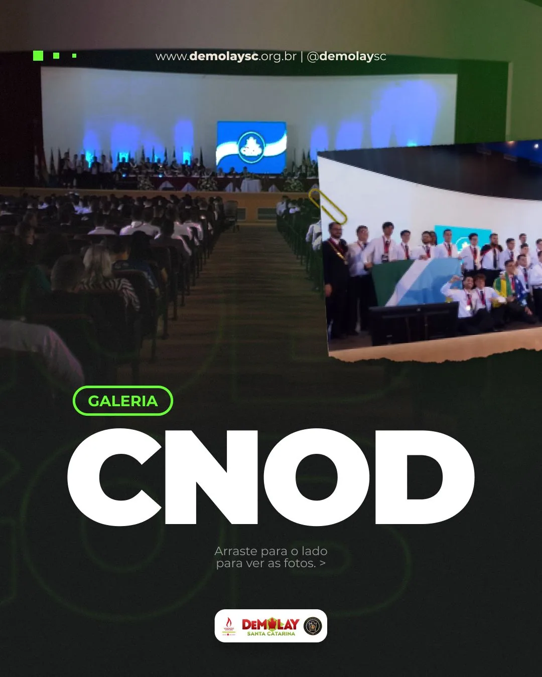 Ordem DeMolay de SC participa do CNOD 2023